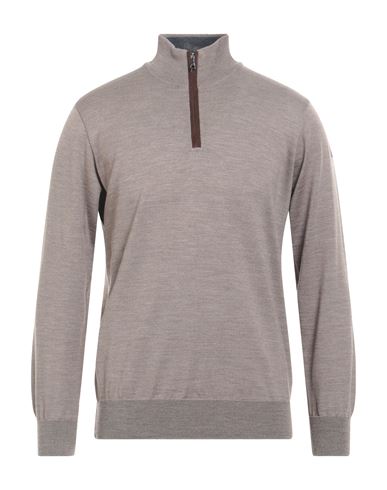 Paul & Shark Man Sweater Dove Grey Size 3xl Virgin Wool In Gray