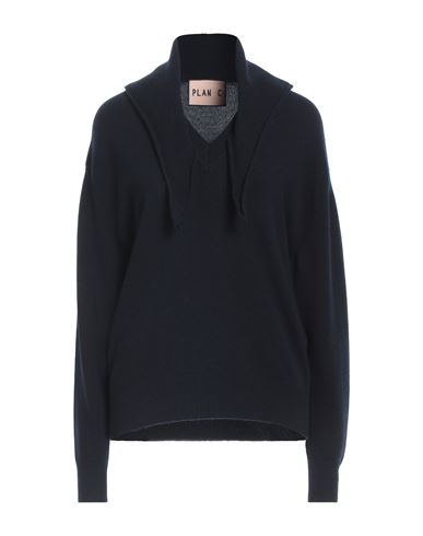 Shop Plan C Woman Sweater Midnight Blue Size 8 Wool, Cashmere