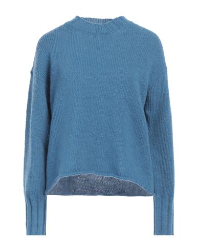 Alpha Studio Woman Sweater Pastel Blue Size 12 Wool