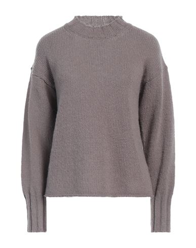 Alpha Studio Woman Sweater Dove Grey Size 12 Wool In Neutral