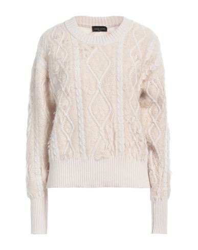 Shop Roberto Collina Woman Sweater Beige Size L Merino Wool, Mohair Wool, Nylon