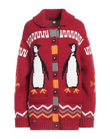 Alanui Woman Cardigan Red Size M Virgin Wool In Red