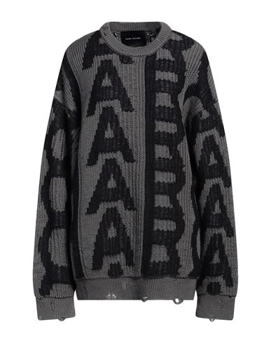 Marc Jacobs Woman Sweater Lead Size L Wool, Acrylic, Polyamide, Mohair Wool In Brown