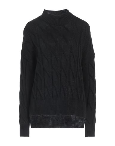 Haveone Woman Sweater Black Size Onesize Acrylic, Wool, Viscose, Alpaca Wool
