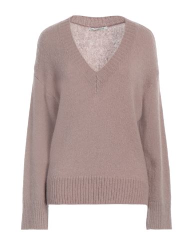 Shop Le Streghe Woman Sweater Dove Grey Size Onesize Acrylic, Polyamide, Mohair Wool, Wool, Elastane