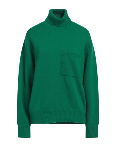 AMARANTO AMARANTO WOMAN TURTLENECK GREEN SIZE S WOOL 