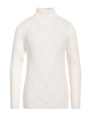 Peserico Woman Turtleneck White Size 16 Virgin Wool