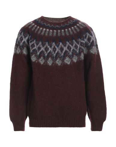 Shop Howlin' Man Sweater Burgundy Size Xl Wool In Red