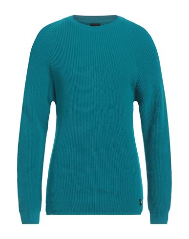 Shop Why Not Brand Man Sweater Deep Jade Size Xl Acrylic, Wool In Green