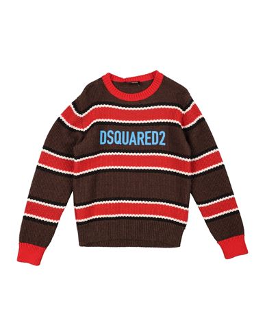 DSQUARED2 DSQUARED2 TODDLER SWEATER DARK BROWN SIZE 4 ACRYLIC, WOOL 