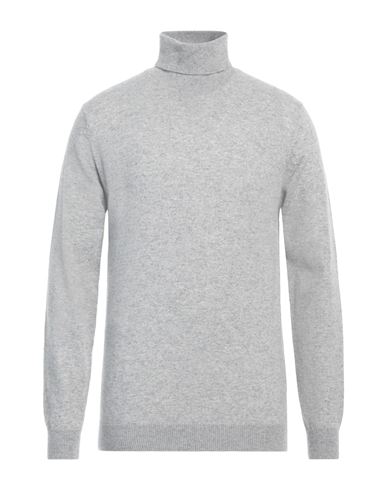 Shop En Avance Man Turtleneck Grey Size Xxl Wool, Nylon