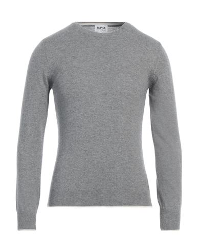 Shop Berna Man Sweater Grey Size S Polyamide, Wool, Viscose, Cashmere