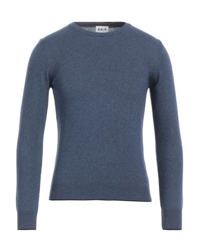 Shop Berna Man Sweater Slate Blue Size S Polyamide, Wool, Viscose, Cashmere