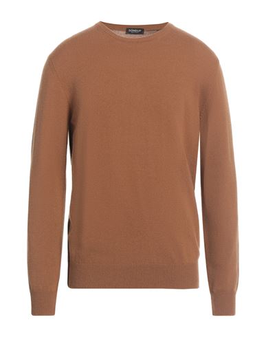 Dondup Man Sweater Camel Size 40 Wool, Elastane