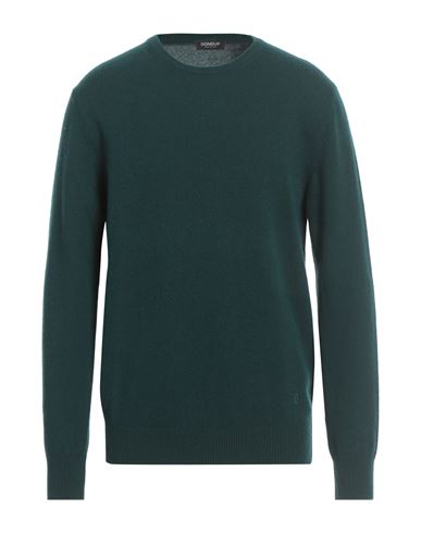 Dondup Man Sweater Dark Green Size 44 Merino Wool, Cashmere