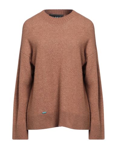 Shop Alanui Woman Sweater Brown Size L Cashmere, Silk, Polyester