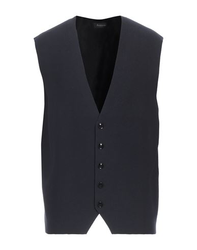 Arovescio Man Cardigan Midnight Blue Size 46 Viscose, Polyester In Black