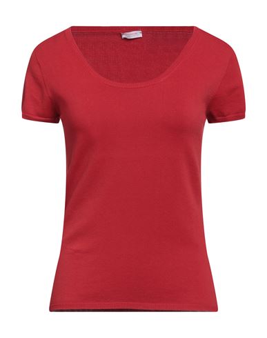 Shop Rossopuro Woman Sweater Red Size 8 Cotton, Polyester