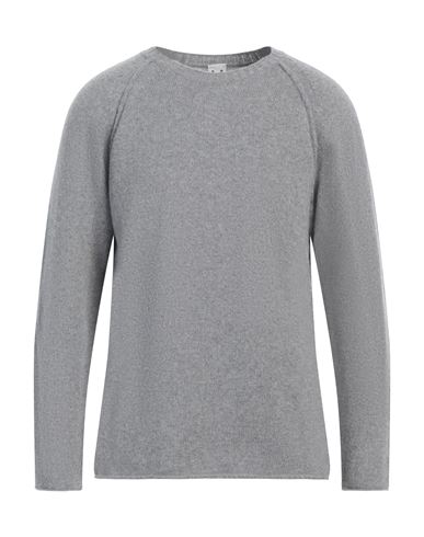 Molo Eleven Man Sweater Grey Size L Merino Wool In Gray