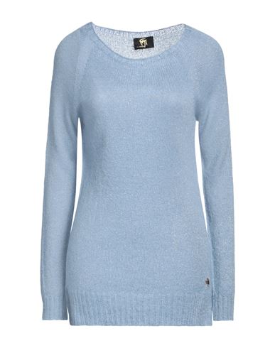 Shop Gai Mattiolo Woman Sweater Light Blue Size S/m Acrylic, Polyamide, Mohair Wool, Polyester