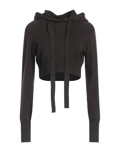 Shop Hinnominate Woman Sweater Dark Brown Size S Viscose, Polyester, Polyamide