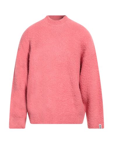 Bonsai Man Sweater Coral Size M Alpaca Wool, Polyamide, Cotton, Modal, Elastane In Red