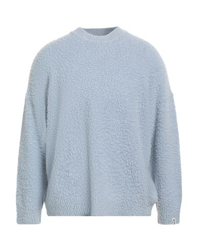 Shop Bonsai Man Sweater Sky Blue Size S Alpaca Wool, Polyamide, Cotton, Modal, Elastane