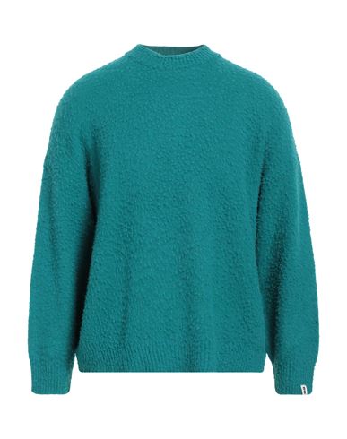 Shop Bonsai Man Sweater Deep Jade Size Xl Alpaca Wool, Polyamide, Cotton, Modal, Elastane In Green
