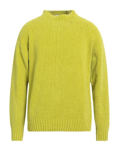 Shop Bonsai Man Sweater Acid Green Size M Cotton, Polyamide