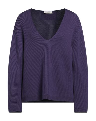 Shop Zanone Woman Sweater Purple Size S Virgin Wool
