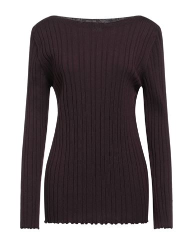Shop Alpha Studio Woman Sweater Deep Purple Size 10 Merino Wool
