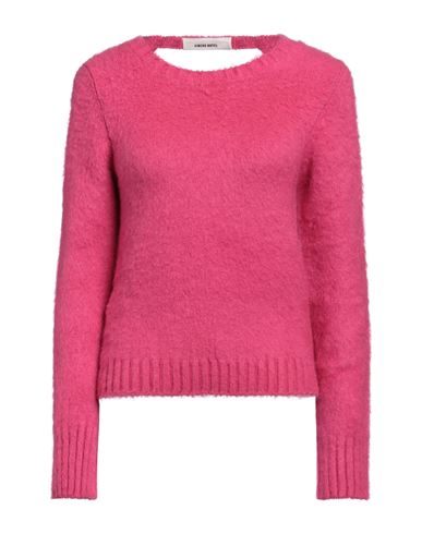 Circus Hotel Woman Sweater Fuchsia Size 8 Mohair Wool, Polyamide, Virgin Wool In Pink