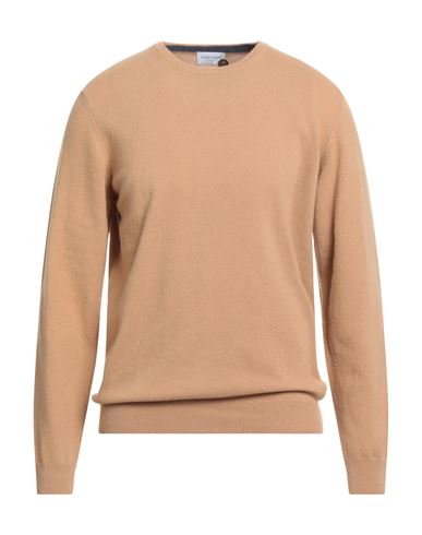 Heritage Man Sweater Camel Size 50 Wool, Cashmere In Neutral