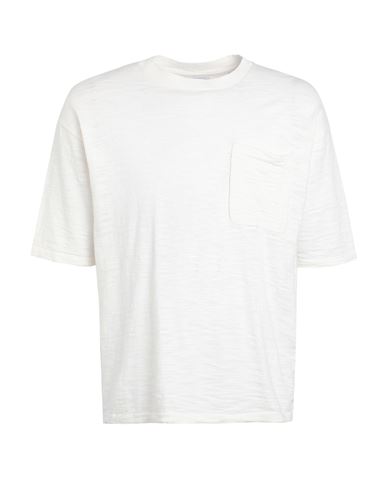Shop Jack & Jones Man T-shirt Ivory Size Xl Cotton In White