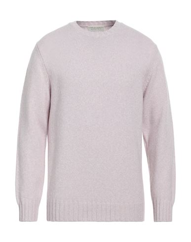 Shop Filippo De Laurentiis Man Sweater Lilac Size 40 Merino Wool