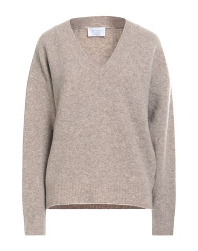Daniele Fiesoli Woman Sweater Beige Size L Cashmere In Brown