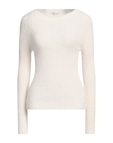 Shop Motel Woman Sweater Ivory Size Onesize Acrylic, Polyamide, Mohair Wool, Elastane In White