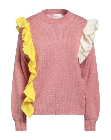 Shop Vicolo Woman Sweater Pastel Pink Size Onesize Acrylic, Mohair Wool, Polyamide