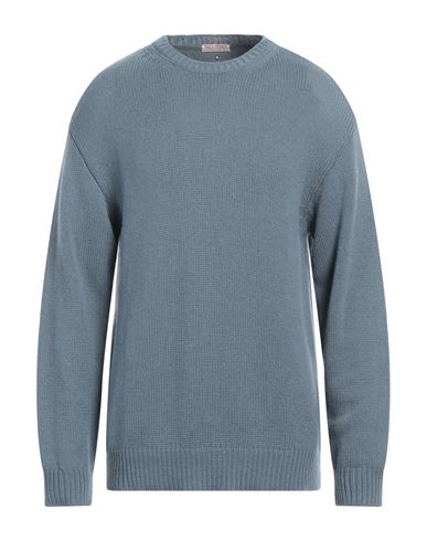 Shop Valentino Garavani Man Sweater Pastel Blue Size L Cashmere