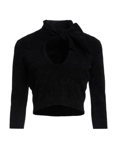 Attico The  Woman Sweater Black Size 6 Polyamide, Viscose, Elastane