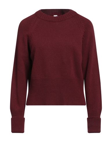 Shop Liu •jo Woman Sweater Burgundy Size L Wool, Viscose, Polyamide, Cashmere In Red