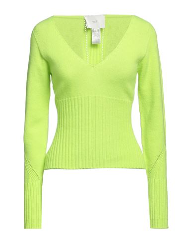 Shop Vanisé Woman Sweater Acid Green Size 8 Merino Wool, Cashmere
