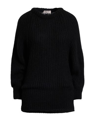 Agnona Woman Sweater Black Size M Wool, Cashmere In Black