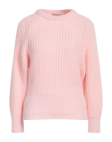 Agnona Woman Sweater Pink Size Xl Wool, Cashmere