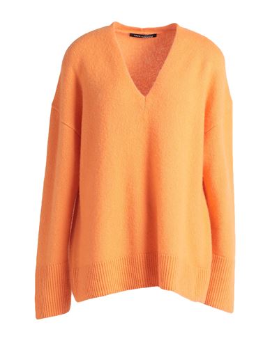 Iris Von Arnim Woman Sweater Orange Size L Cashmere, Silk