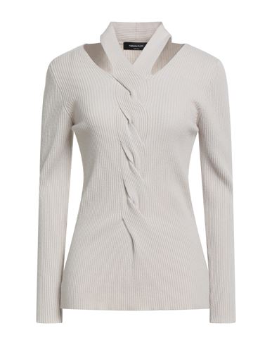 Fabiana Filippi Woman Sweater Light Grey Size 8 Virgin Wool, Silk, Cashmere In Gray