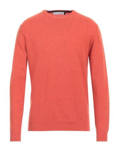 Shop En Avance Man Sweater Rust Size L Wool, Nylon In Red