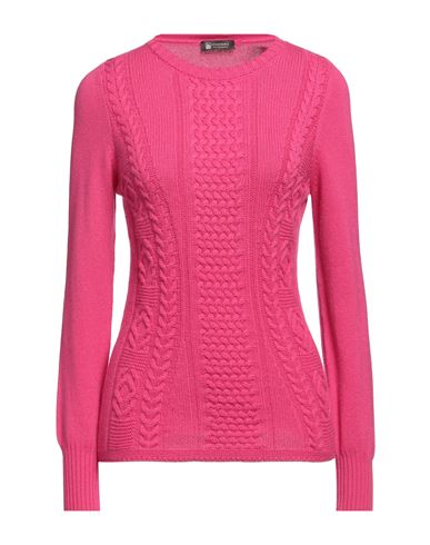 Shop Colombo Woman Sweater Fuchsia Size 8 Cashmere In Pink
