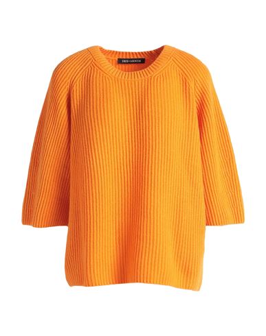 Iris Von Arnim Woman Sweater Orange Size L Cashmere