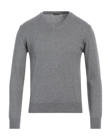 Ne Pas Man Sweater Grey Size 3xl Cotton, Wool In Gray